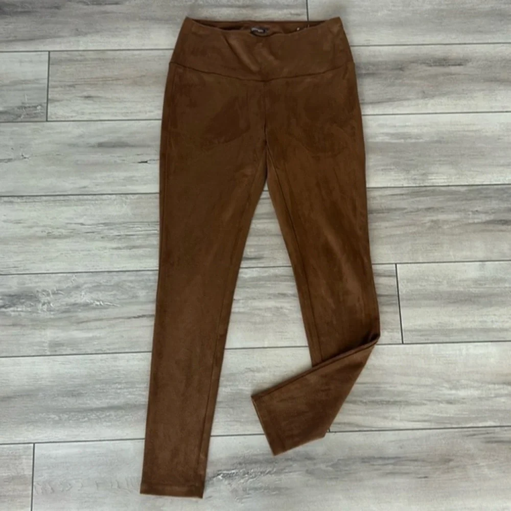 J. McLaughlin size small brown velour velvet style leggings